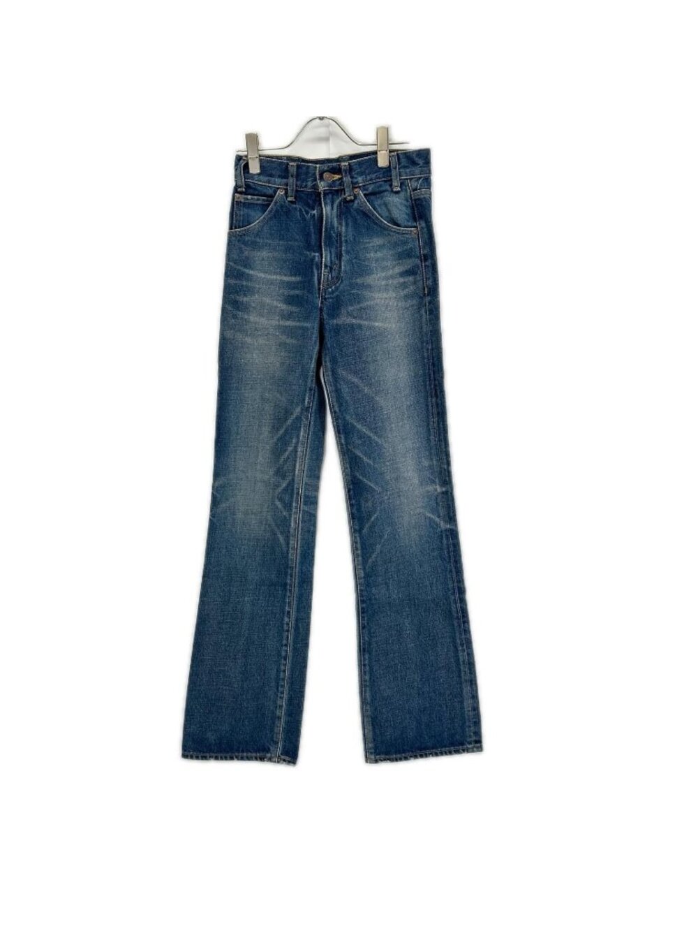 Celine Blue Flare Serge Jeans Dark Union Wash Denim Pants 24